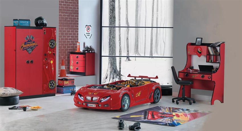 R1 Red Child Room